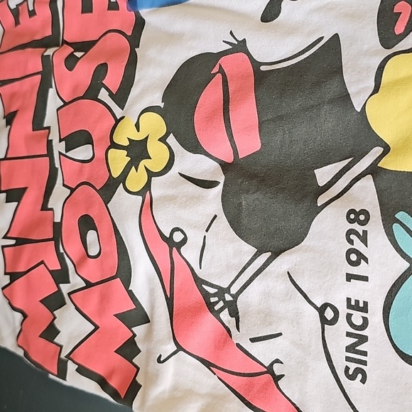 Minnie Mouse Graphic Kids T-Shirt Large White.Gray Mirvana Meduim - Picture 2 of 9